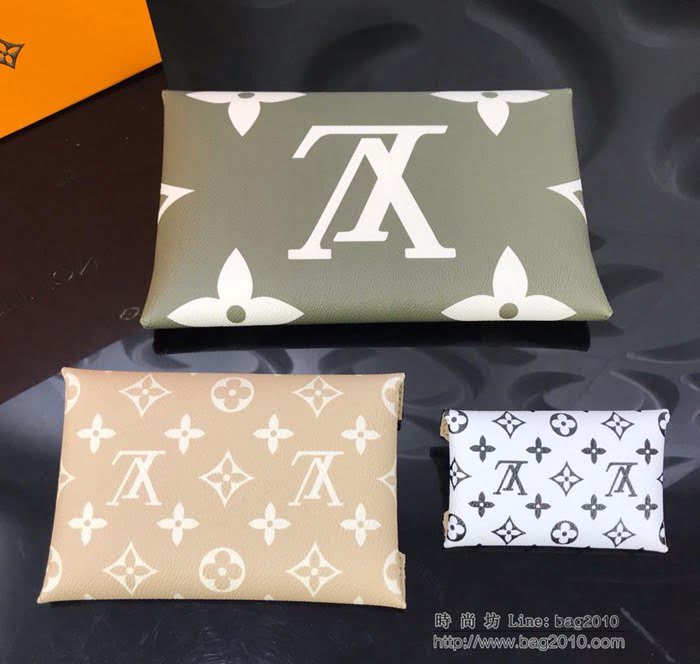 路易威登LV女包 頂級原單 M67600 Pochette Kirigami 手拿包 2019年夏季新款 大號信封式手袋  ydh2667